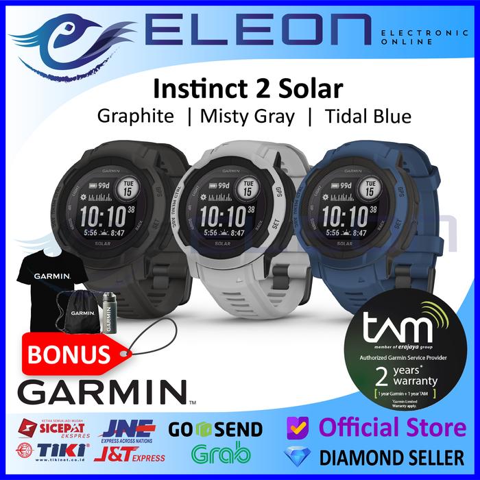 Gambar Garmin Instinct 2 Solar - Garansi Resmi TAM 2 Tahun - Graphite dari ELEON undefined Tokopedia