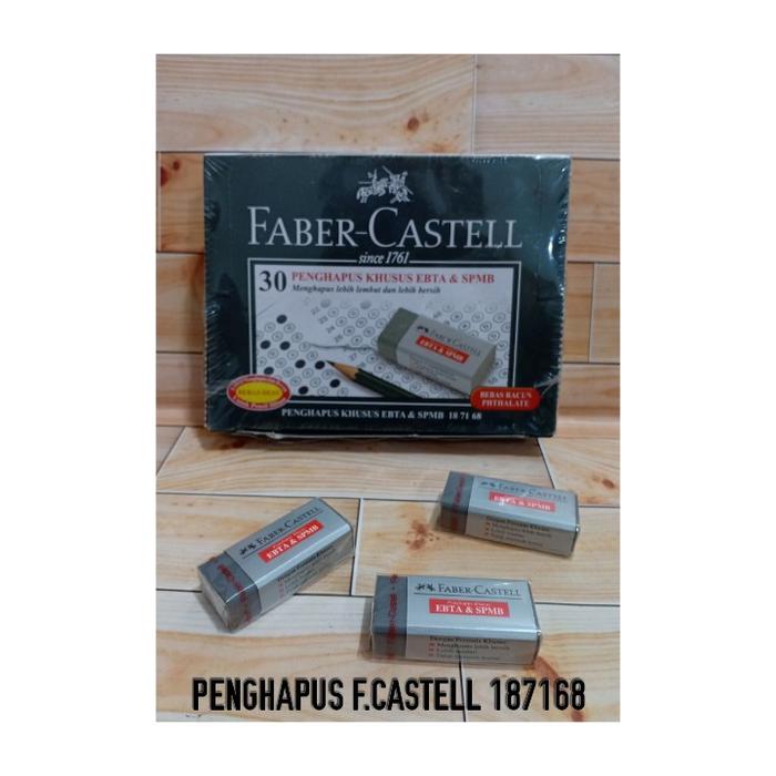 Gambar PENGHAPUS PENSIL FABER CASTEL / ERASER PENCIL FABER CASTEL - EBTA  ABU dari Toko Aries Stationery undefined Tokopedia