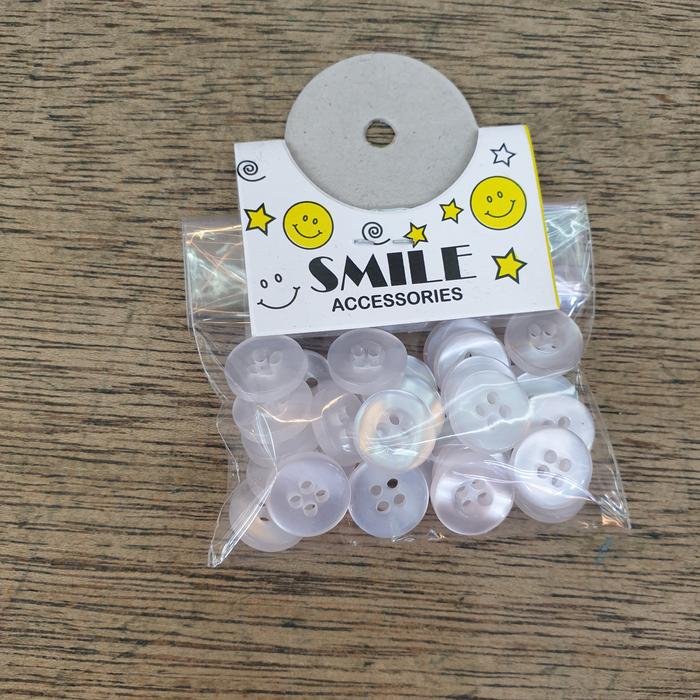 Gambar kancing baju kecil/ benik 30pc - Putih dari Dapur Glow undefined Tokopedia