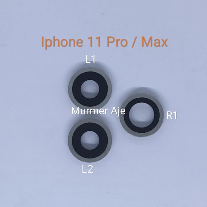 Gambar Lensa camera kaca kamera belakang iphone 11 pro 11 Pro Max ring oem - L2 Grey dari Murmeraje undefined Tokopedia