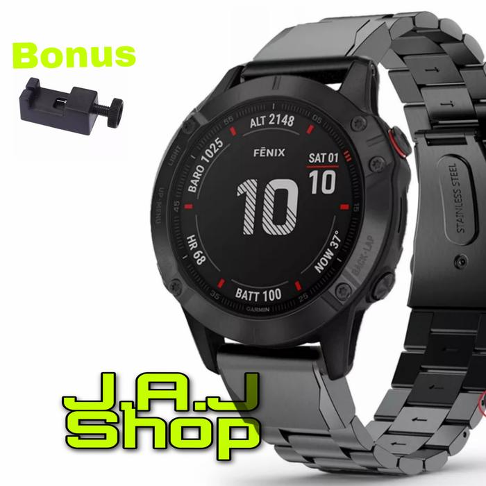 6x Pro Fenix X Plus Fenix 6x Plus Sapphire Jual STAINLESS STEEL