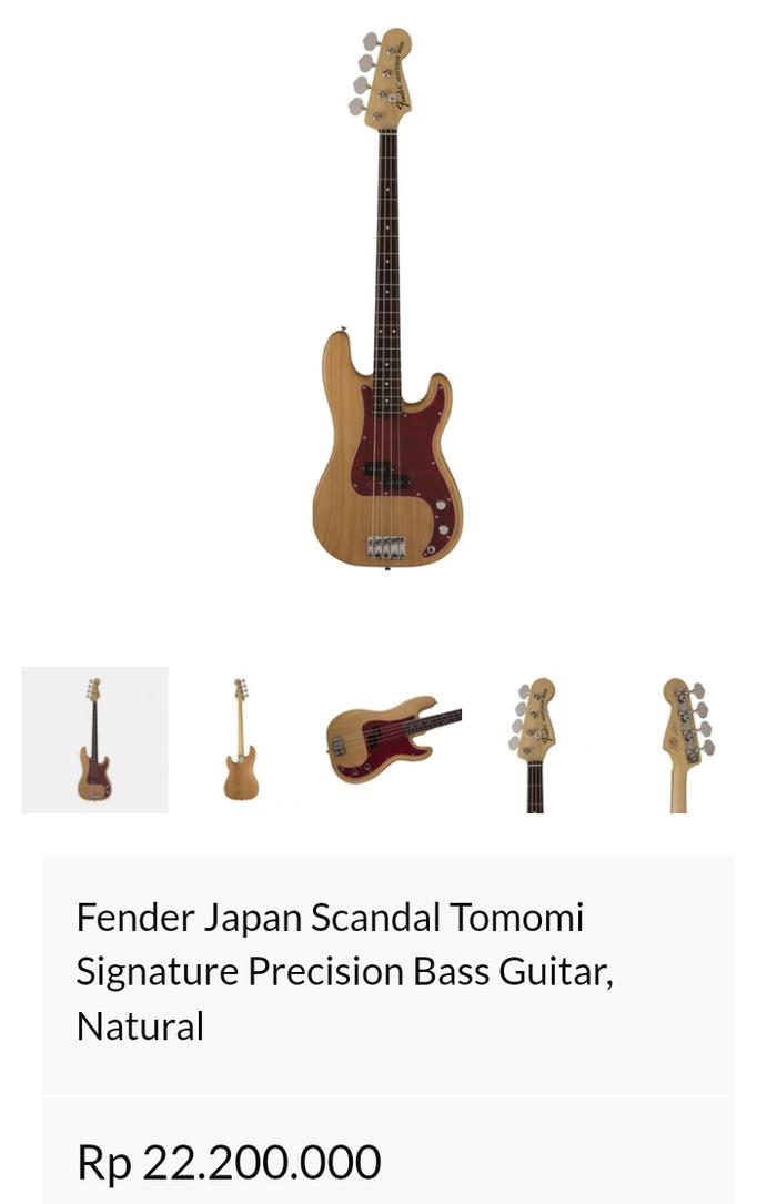 Squier JAZZBASS SCANDAL TOMOMI MOD（SCANDAL