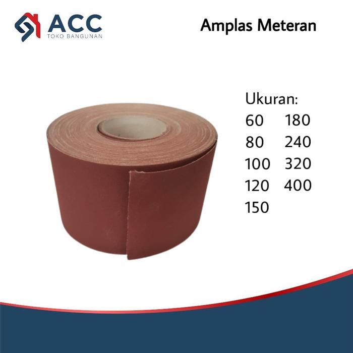 Gambar AMPLAS METERAN TAIYO / AMPLAS KASAR / AMPLAS HALUS dari Toko Bangunan ACC undefined Tokopedia
