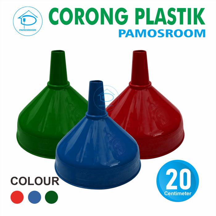 Gambar Pamosroom Corong Minyak Plastik Tebal 15cm Corong Oli Minyak Air - 20cm dari pamosroom shop undefined Tokopedia