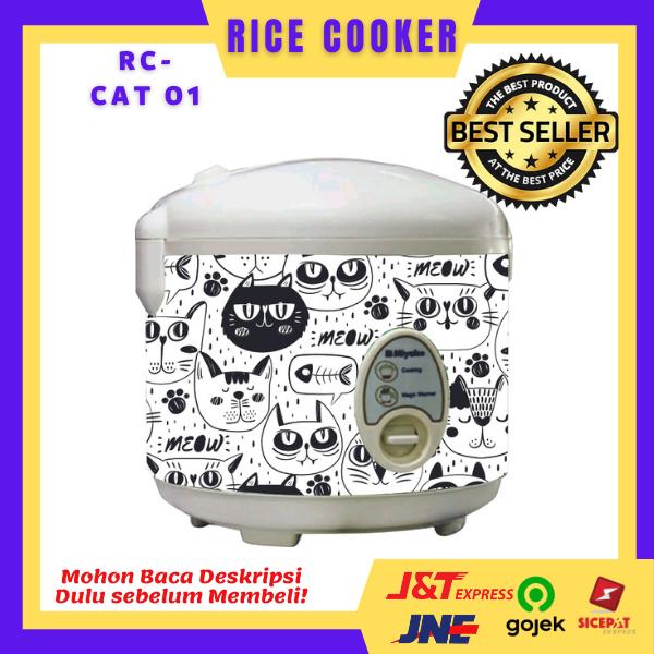 Gambar STIKER RICE COOKER CAT / STIKER MAGIC COM CAT /STICKER RICE COOKER - RC-CAT 01 dari pancawarnaprinting undefined Tokopedia