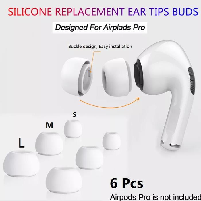 Jual Airpods Pro Ear Tips Buds Silicone 