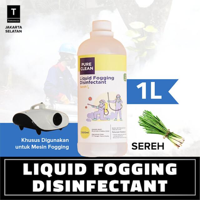 Gambar Fogging Liquid Disinfektan Pure Clean 1L Food Grade Cairan Hot Fogging - Sereh dari tokoraii undefined Tokopedia
