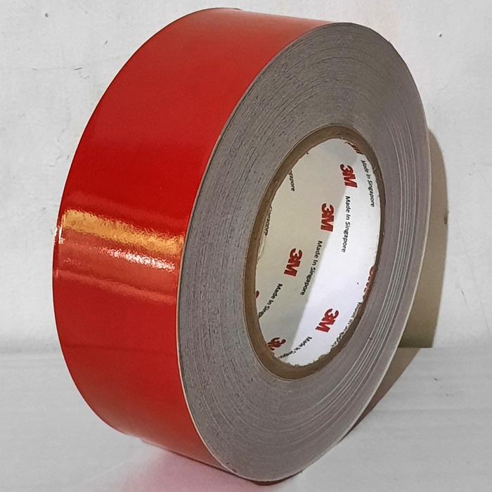 Gambar Scotlite-Scotlight-Skotlet 3M 610 Reflective Sticker 2 inch x 45 meter - Merah dari Glenindo Isolasi undefined Tokopedia