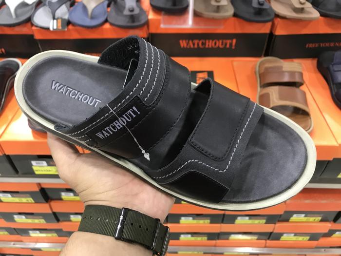 Gambar Sandal pria WATCHOUT 100% ORIGINAL WY2015703 39-44 - Hitam, 39 dari RFPofficialstore undefined Tokopedia