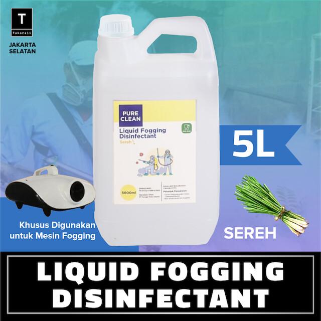 Gambar Fogging Liquid Disinfektan Pure Clean 5L Food Grade Hot Fogging - ALL - SEREH dari tokoraii undefined Tokopedia