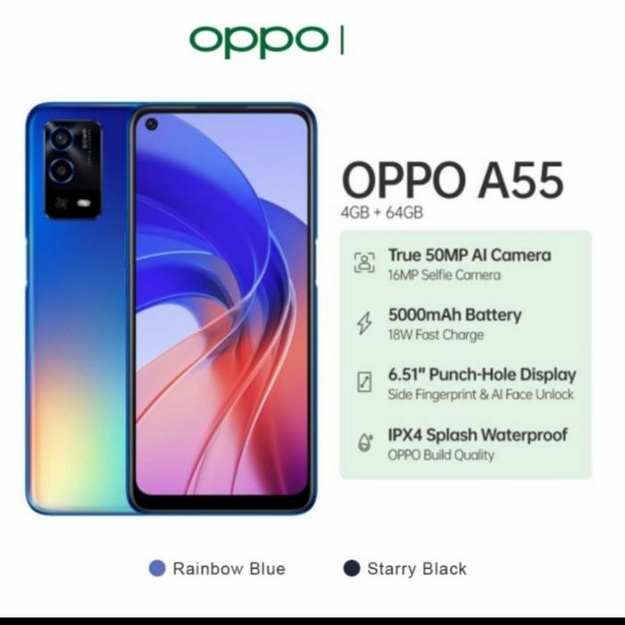 Gambar OPPO A55 [4/64] 50MP Camera | Garansi Resmi - Biru dari Syabelleny undefined Tokopedia