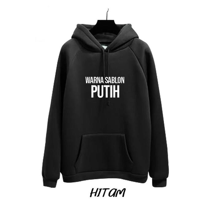 Gambar Sweater Hoodie Couple / Jaket Pasangan CUSTOM 2 HURUF INISIAL BESAR - Hitam, S (LD 100CM) dari Miracle-Gallery undefined 3 Tokopedia