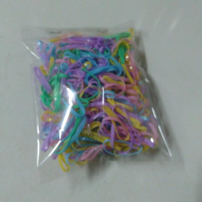 Gambar Ikat Rambut Karet Jepang 15 Gram mixed - ijo kuning dari Toko Neila Radja undefined Tokopedia