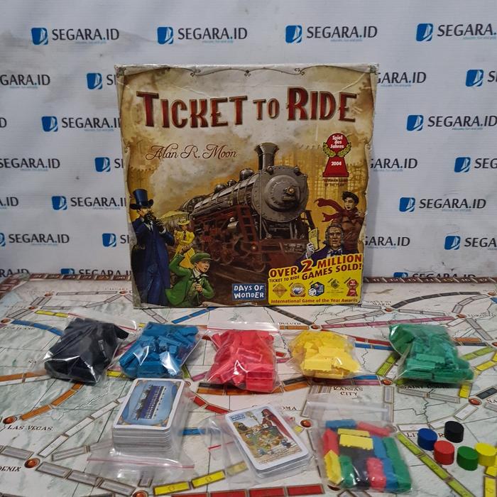 Gambar Board Game - Ticket to Ride by Days of Wonder dari Segara Indonesia Games undefined Tokopedia