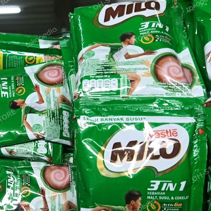 Gambar Milo 3 in 1 sachet 1 renceng 10 S dari OH-STORE undefined Tokopedia