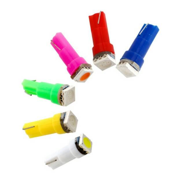 Gambar Lampu LED T5 Spedometer Lampu Speedometer COB Lampu Mobil Motor 12v DC - Kuning, 1 BUAH dari Angpau Shop undefined Tokopedia