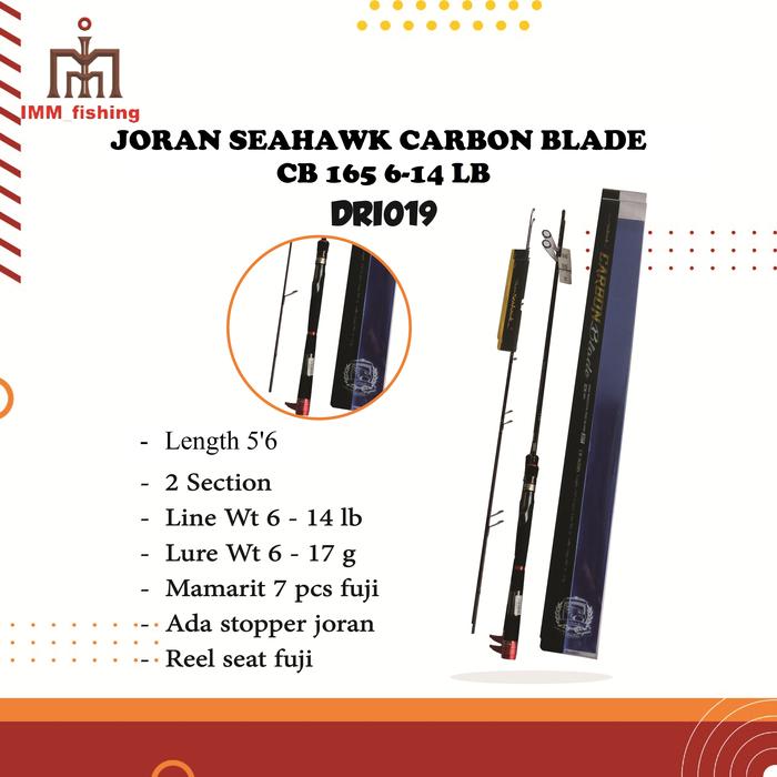Jual Joran Seahawk Carbon Blade CB562MS CB 180 8-17 LB Kota
