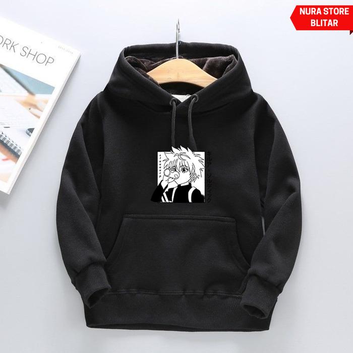 Gambar Jaket Anak Laki Laki Kecil Model Anime Umur 5 12 Tahun HItam Kekinian - 02, Hitam dari Nura Store Blitar undefined Tokopedia