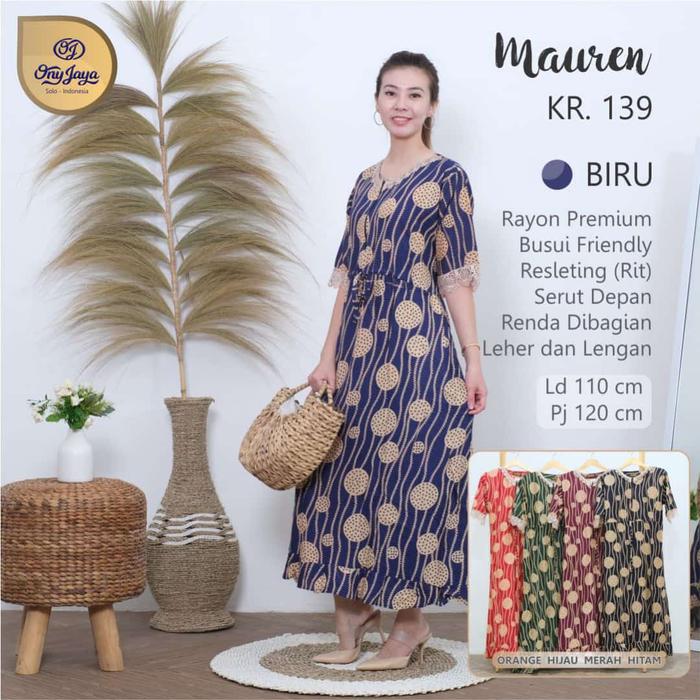 Gambar Daster Batik Ony Model Mauren KR.139 - KR.139 dari Batik AdaOny undefined Tokopedia