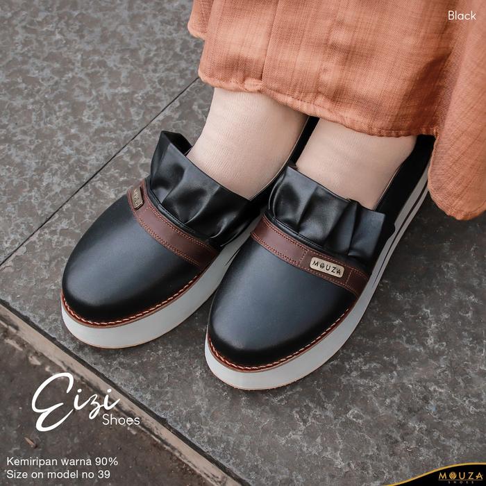 Gambar SEPATU WANITA EIZI BY MOUZAINDONESIA - Black, 36 dari Mouzastores undefined Tokopedia