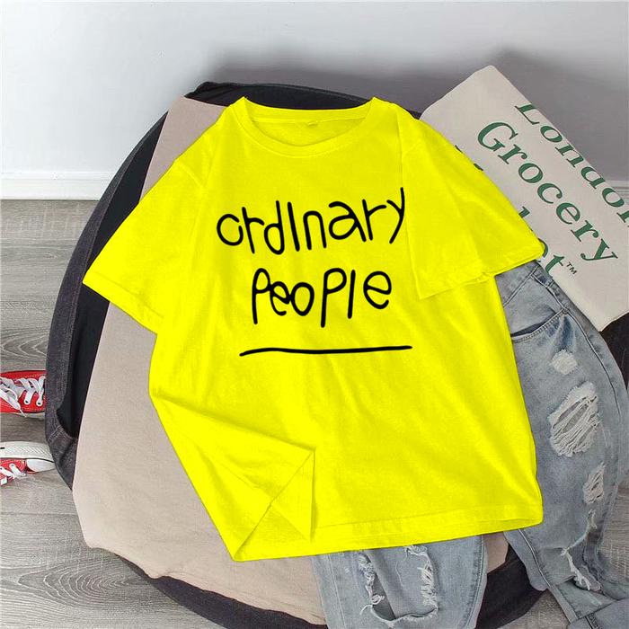 Gambar Baju Wanita Jumbo LD 120 130 140 150 Ordinary People - Kuning, 5XL dari Bandar Kaos9 undefined Tokopedia