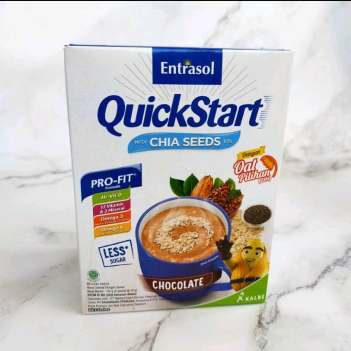 Gambar quickstart entrasol vanila / coklat 5x30gram entrasol sereal dari De,wazh store undefined Tokopedia