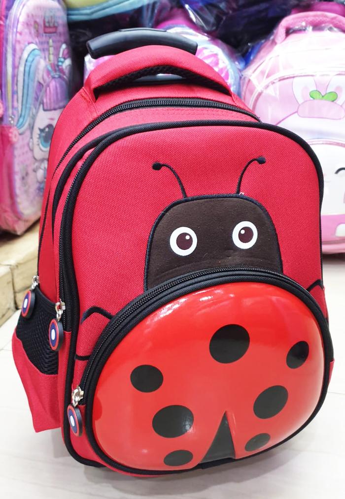 Gambar TAS DORONG TROLLEY TK / PAUD DINO DINOSOURUS 3Res IMPORT Luwi 12" - KEPIK GEMEZ dari OnLanShop undefined Tokopedia