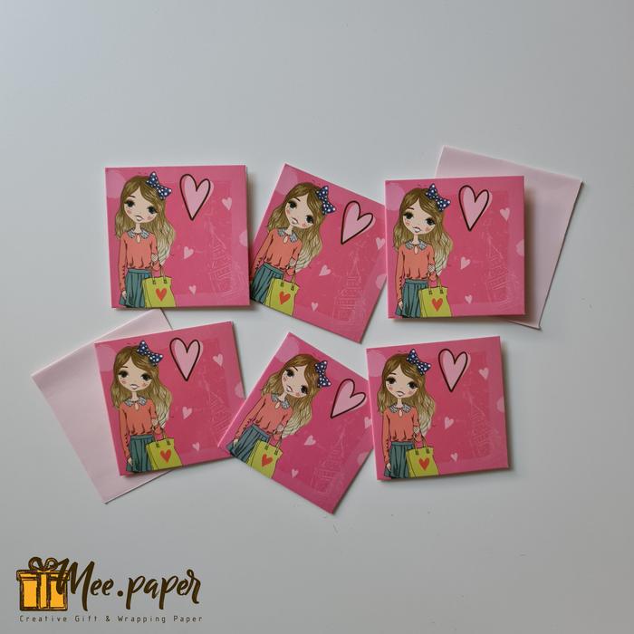 Gambar Kartu Ucapan + Amplop Kecil Sansan Wawa, Umum, Gift Card Greeting Card - Umum A dari Mee.paper undefined 2 Tokopedia