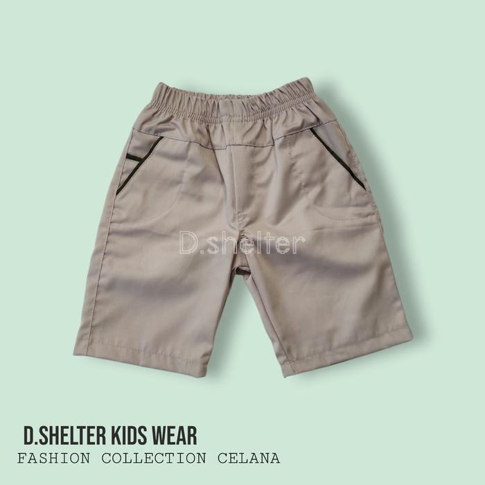 Gambar CELANA ANAK CHINO PENDEK CINO 1 - 10 TAHUN/D.SHELTER Part 2 - cream muda, S dari Dshelter undefined Tokopedia