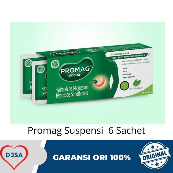 Gambar promag cair sachet lambung+ promag suspensi 7ml+ 1 dus dari SHINE HEALTHY SHOP undefined Tokopedia