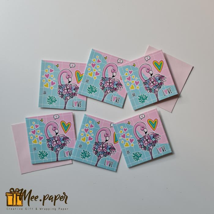 Gambar Kartu Ucapan + Amplop Kecil Sansan Wawa, Umum, Gift Card Greeting Card - Umum A dari Mee.paper undefined 3 Tokopedia