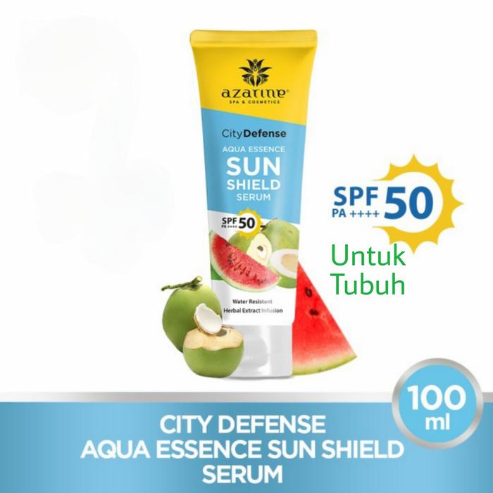 Gambar AZARINE AQUA ESSENCE SUN SHIELD SERUM SPF 50 PA ++++ dari 7Purple undefined Tokopedia