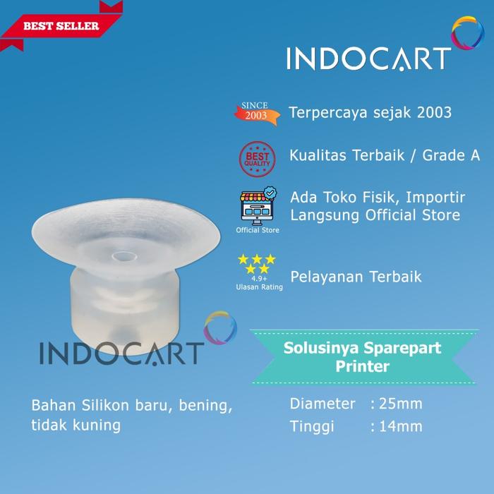 Gambar Industrial Silicone Vacuum Suction Cup-sedot nozzle head - 25mm dari IndoCart HM2 undefined Tokopedia