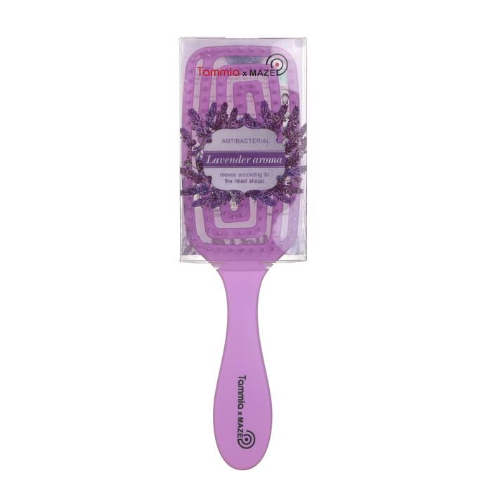 Gambar TM WFB-002 ML Antibacterial Paddle Brush Sisir Anti Kusut Wewangian - Ungu dari Irwan Team undefined Tokopedia