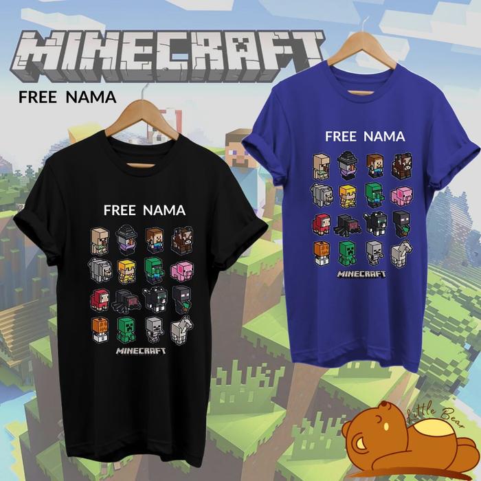 Gambar Kaos Anak Roblox / Baju Anak Roblox - Free Pakai Nama Desain 6 - Warna Lain, Size 2 dari LittleBear Shop undefined 4 Tokopedia