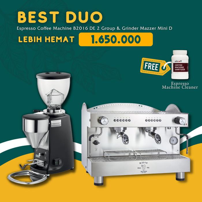 Mazzer Mini Electronic Type B 2016 Jual Paket Mesin Kopi Espresso