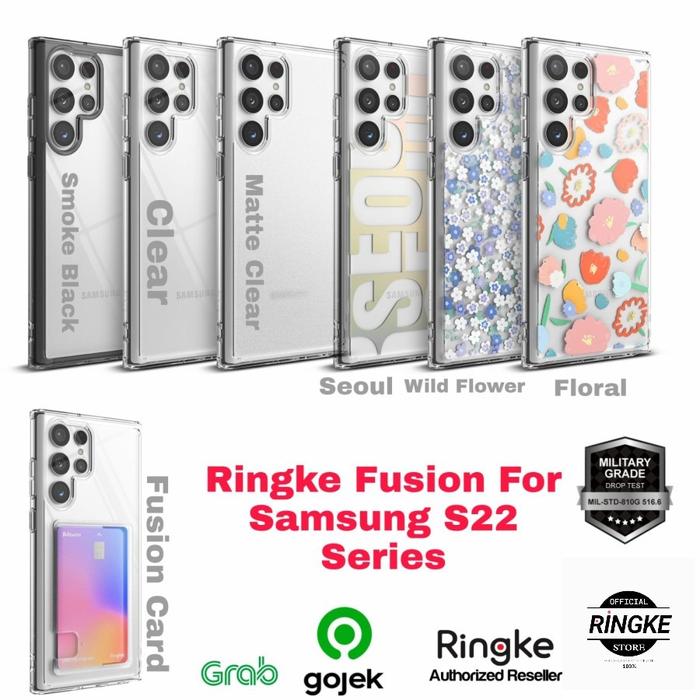 Gambar Case Samsung Galaxy S22 Ultra S22 Plus Samsung S22 Ringke Fusion Ori - Floral, s22 ultra dari Ringke Official Store undefined Tokopedia