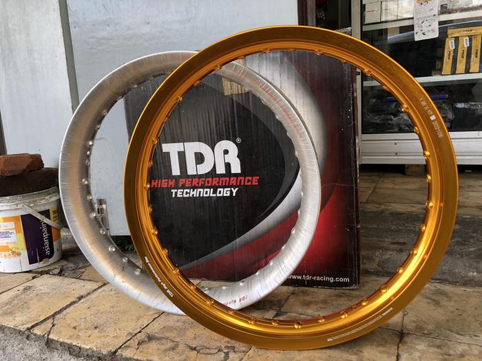 Jual Velg TDR Jari Jari ring 17 TDR W Shape 160 185 Gold U Set