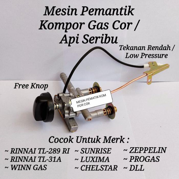 Gambar Mesin Pemantik Kompor Gas Cor api Seribu - Pematik TL/31A Sun Rise dari GUDANG ELEKTRONIK GROSIR undefined Tokopedia