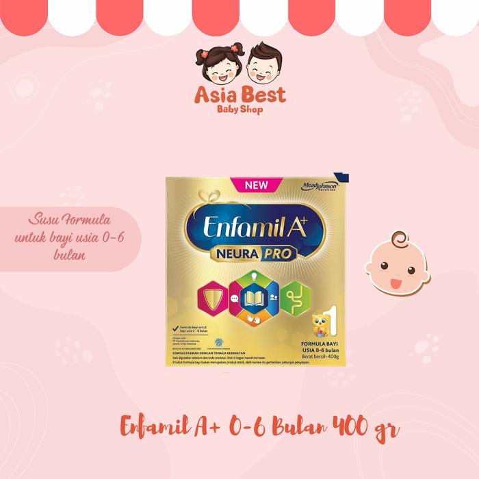 Gambar Enfamil A+ 1 Box 400 gr / Susu Formula Bayi dari Asia Best Baby Shop undefined Tokopedia