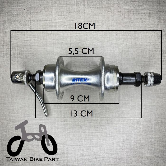 Gambar Free Hub bos alloy 36 hole import taiwan merk Bitex dengan Qr/ track - Belakang dari Taiwan Bike Part undefined Tokopedia