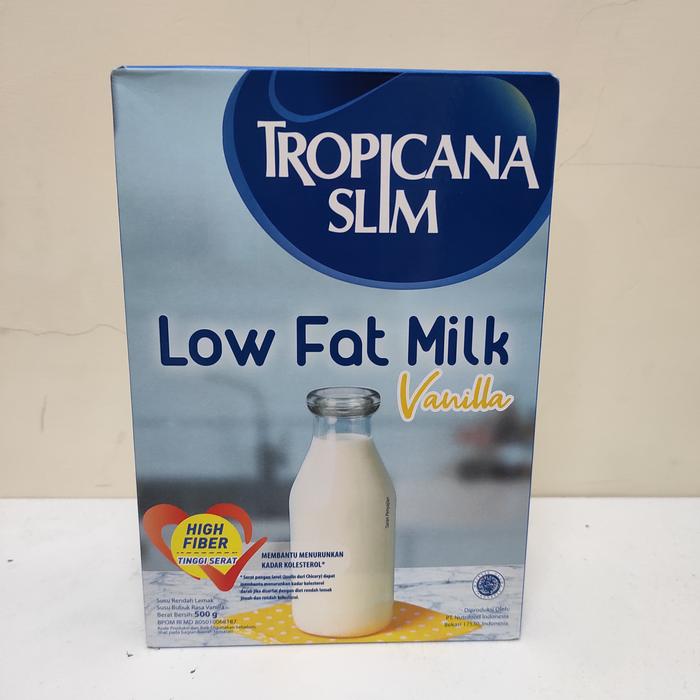 Gambar Tropicana Slim Vanilla Low Fat Milk 500 Gram - Vanilla dari LeBenz Store undefined Tokopedia