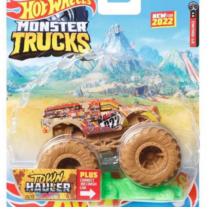 Jual Monster Trucks Town Hauler dirt version 2022 truck Hotwheels