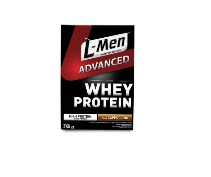 Gambar L-MEN ADVANCED WHEY PROTEIN CAPPUCINO BOX 250GR dari GoedangDente undefined Tokopedia