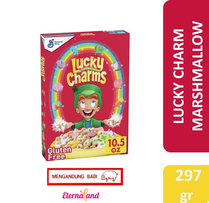 Gambar Lucky Charm Marshmallow Cereal - sereal sarapan marshmallow impor - 10.5oz (297 gr) dari Eternaland undefined Tokopedia