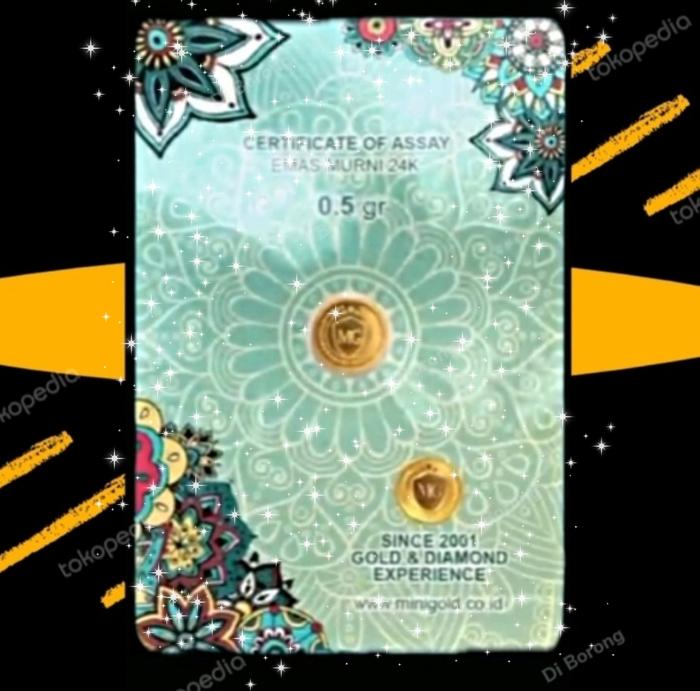 Gambar Emas Mini Gold 1 Gram 24 Karat Antam 1 GR - MG 0.5 Gram dari DIBORONG OFFICIAL STORE undefined Tokopedia