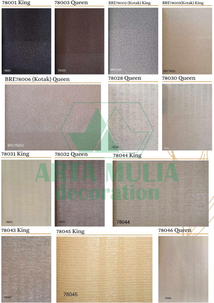 Gambar Wallpaper Vinyl King & Queen Wallpaper Korea Kantor Rumah Wallpaper - 19 dari ARTA MULIA DECORATION undefined Tokopedia