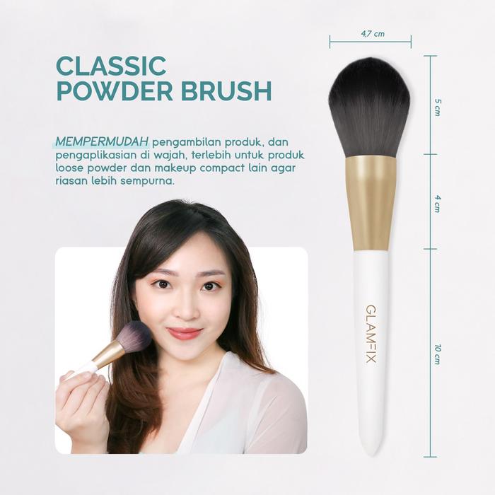 Gambar Glam Fix Brush - ClassicPowBrush dari NC COSMETICS undefined Tokopedia