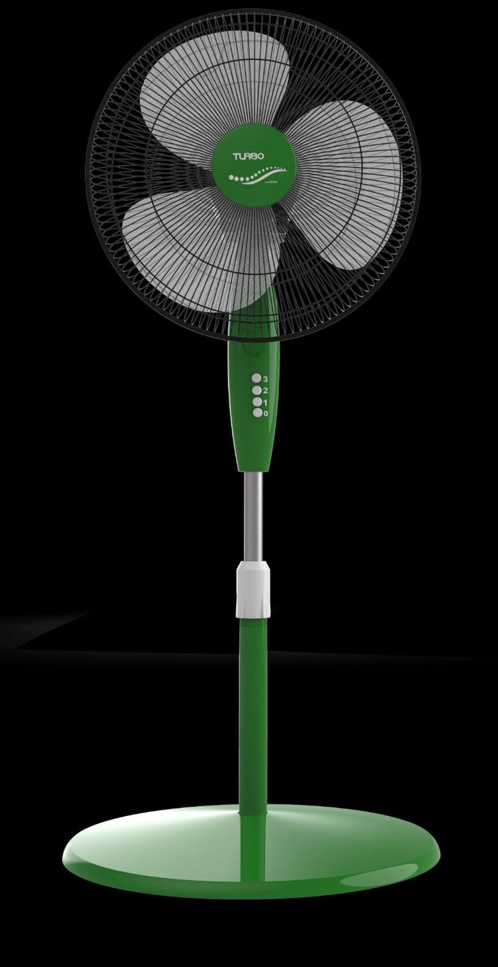 Gambar TURBO Stand Fan Kipas Angin Berdiri 16 INCH CFR 3030 CFR3030 - Hijau dari amac electronic store undefined Tokopedia