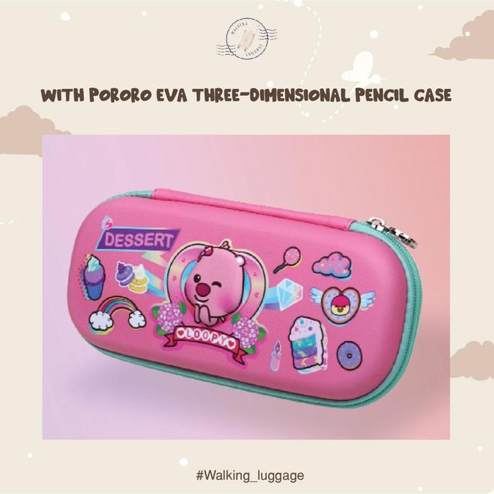 Gambar Pororo with EVA Three Dimensional Pencil Case - Loopy Pink dari Walking Luggage undefined Tokopedia